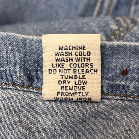 Lee’s Men’s Vintage Long Sleeve Denim Shirt Size Large - Picture 5 of 9